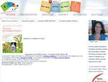 Tablet Screenshot of ecrit-tout.fr